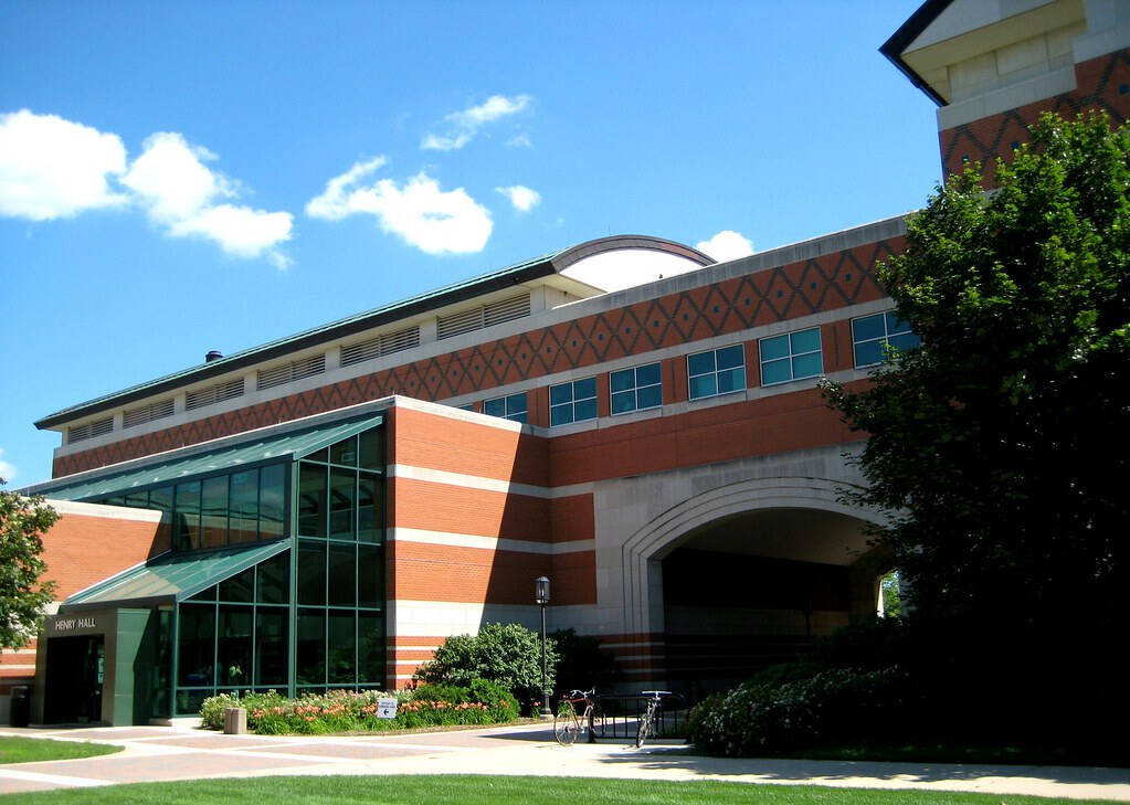 The exterior of Henry Hall
